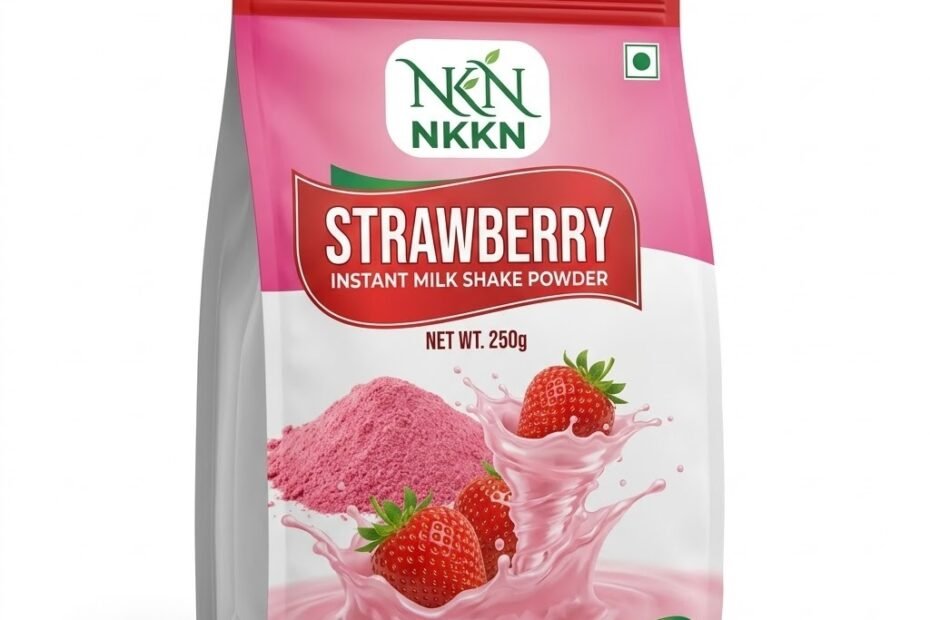 NKKN Brand Instant Strawberry Milkshake Powder