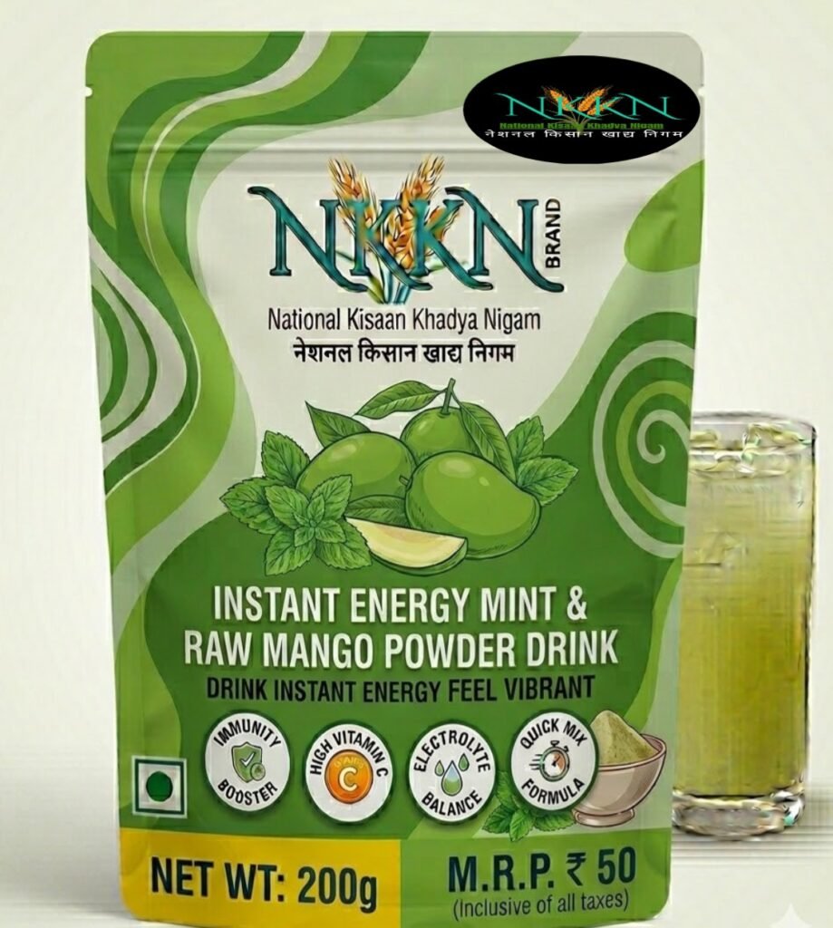NKKN Brand Instant Mint & Raw Mango PowderNKKN Brand Instant Mint & Raw Mango Powder